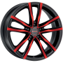 Легковой диск MAK Milano 7x17 5x114,3 ET40 76 Black and Red